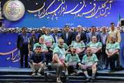  رئیس‌جمهور از جانبازان قزوینی تجلیل کرد